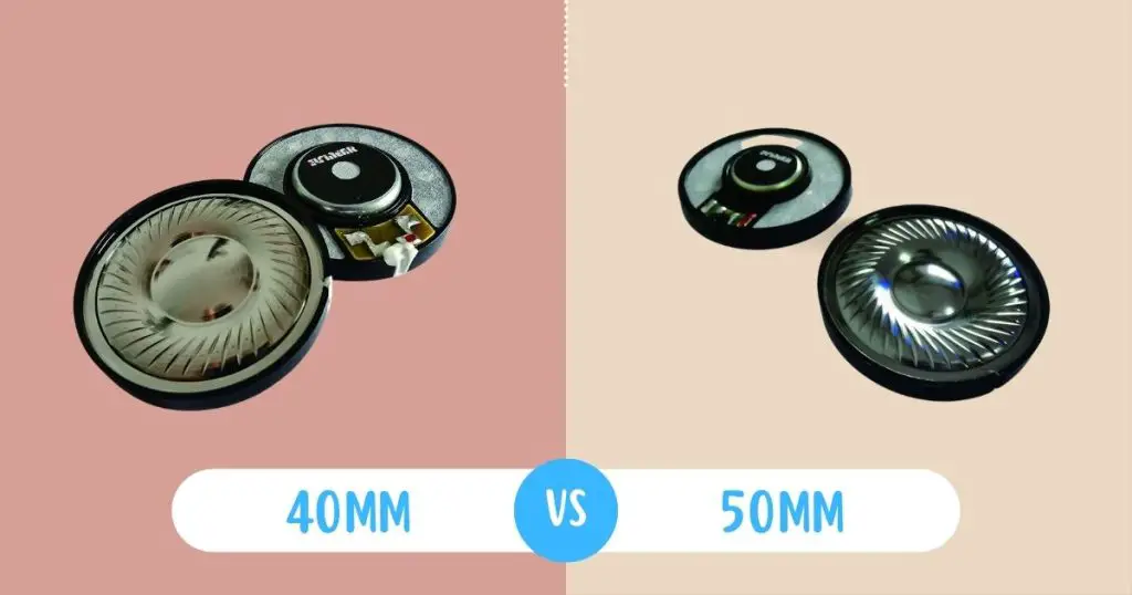 40mm vs. 50mm Drivers