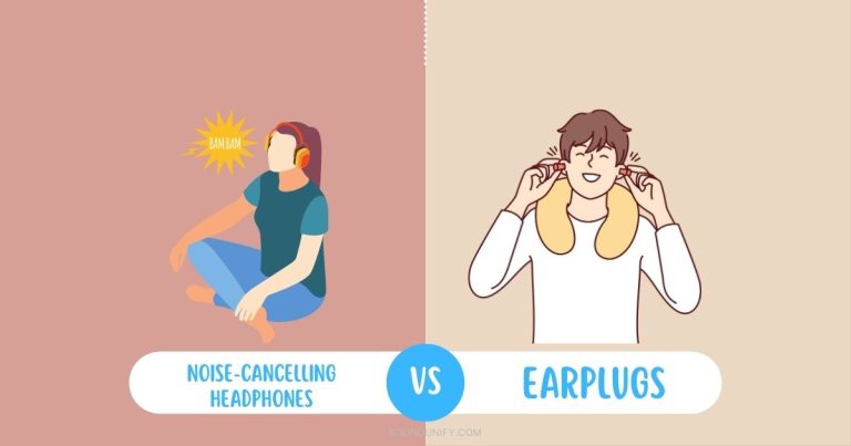 Noise-Cancelling Headphones vs. Earplugs