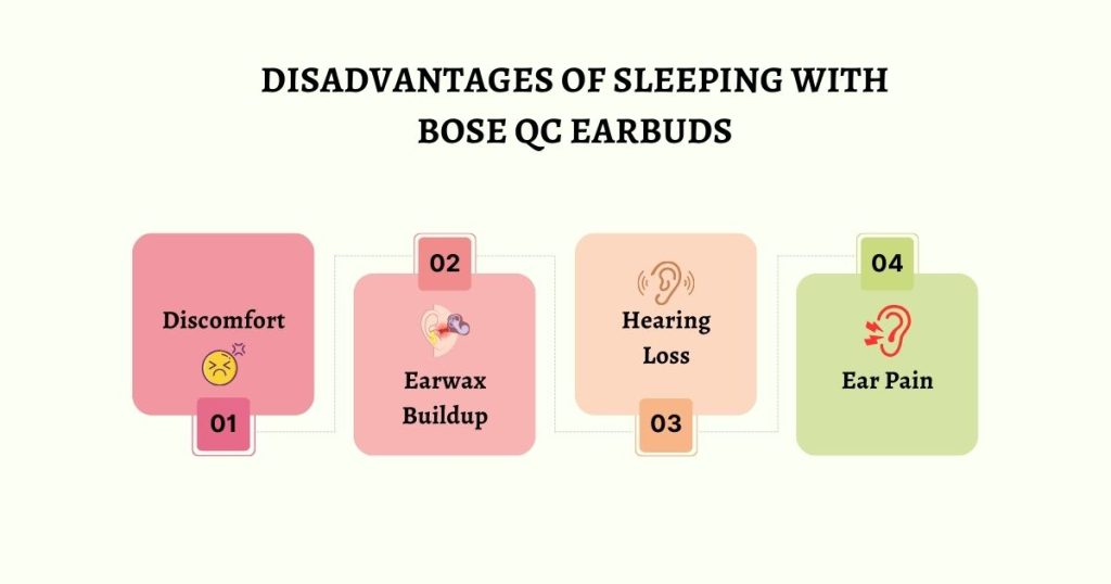 Disadvantages of Sleeping with Bose QuietComfort Earbuds