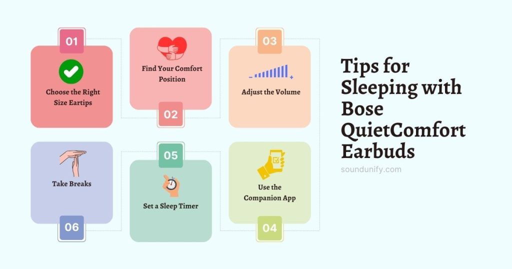 Tips for Sleeping with Bose QuietComfort Earbuds