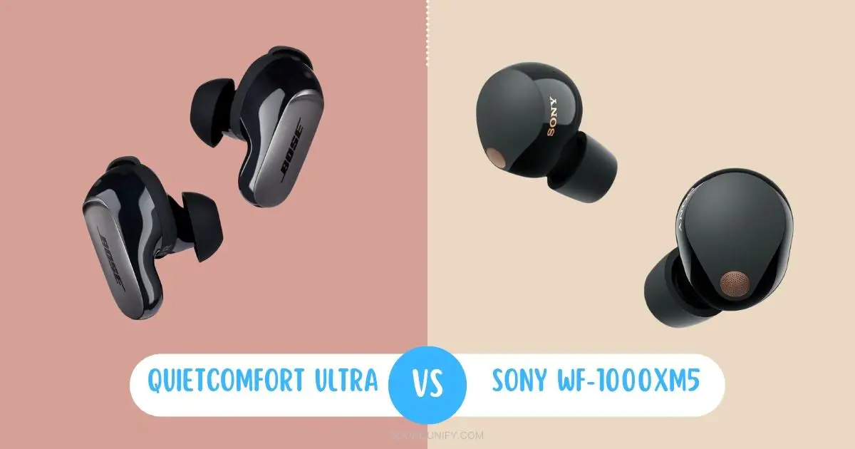 Bose QuietComfort Ultra Headphones vs Sony WH-1000XM5
