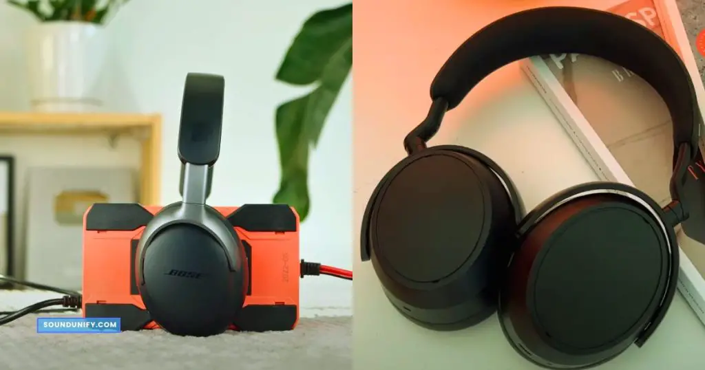 Bose QC Ultra Headphones vs. Sennheiser Momentum 4 - Active Noise Cancellation and Ambient Modes
