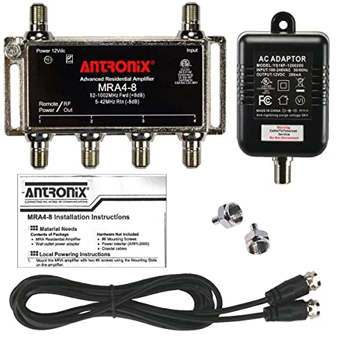 coax cable amplifier splitter