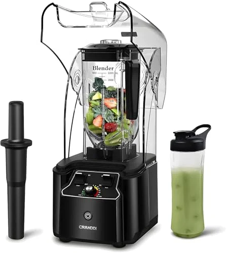 cranddi soundproof quiet blender