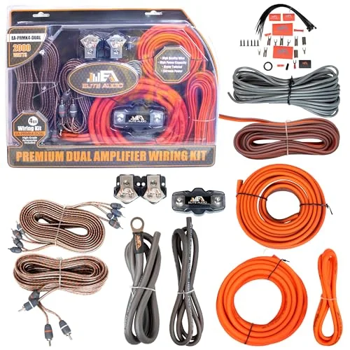dual amplifier wiring kit