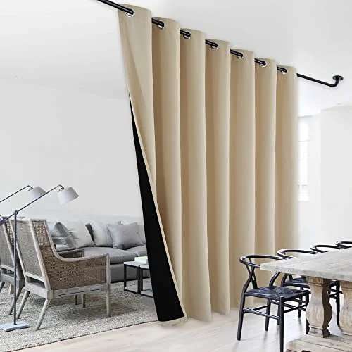 room divider curtain soundproof