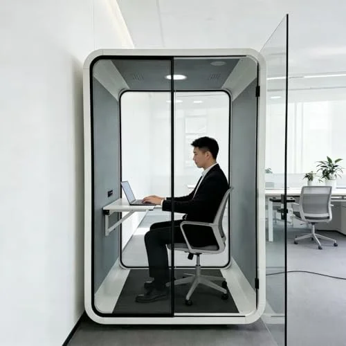 soundproof privacy booth