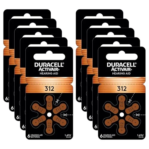 medline hearing amplifier battery size
