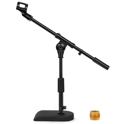 microphone stand with amplifier